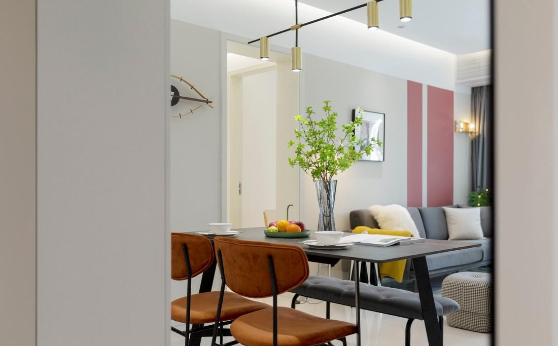 深漂女孩的梦幻家园 | 色彩缤纷的多功能空间设计-33