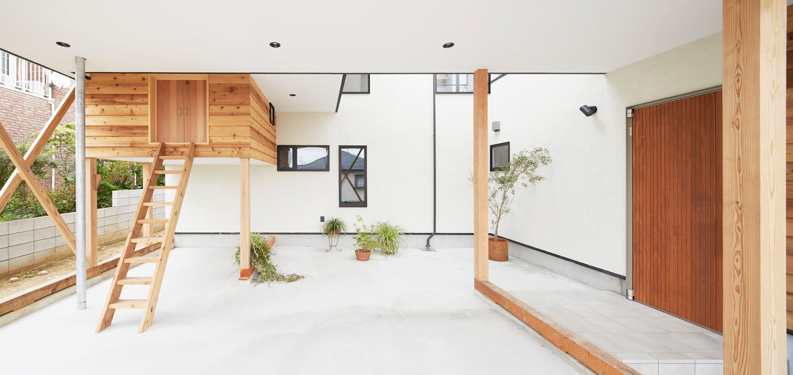 日本“吊脚楼”住宅 | 半室外空间与环保设计-9