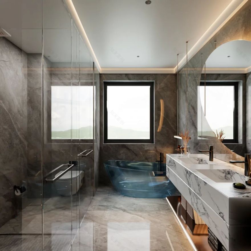 600㎡现代轻奢风丨浏河景苑丨中国湖南丨纵向·空间设计-86