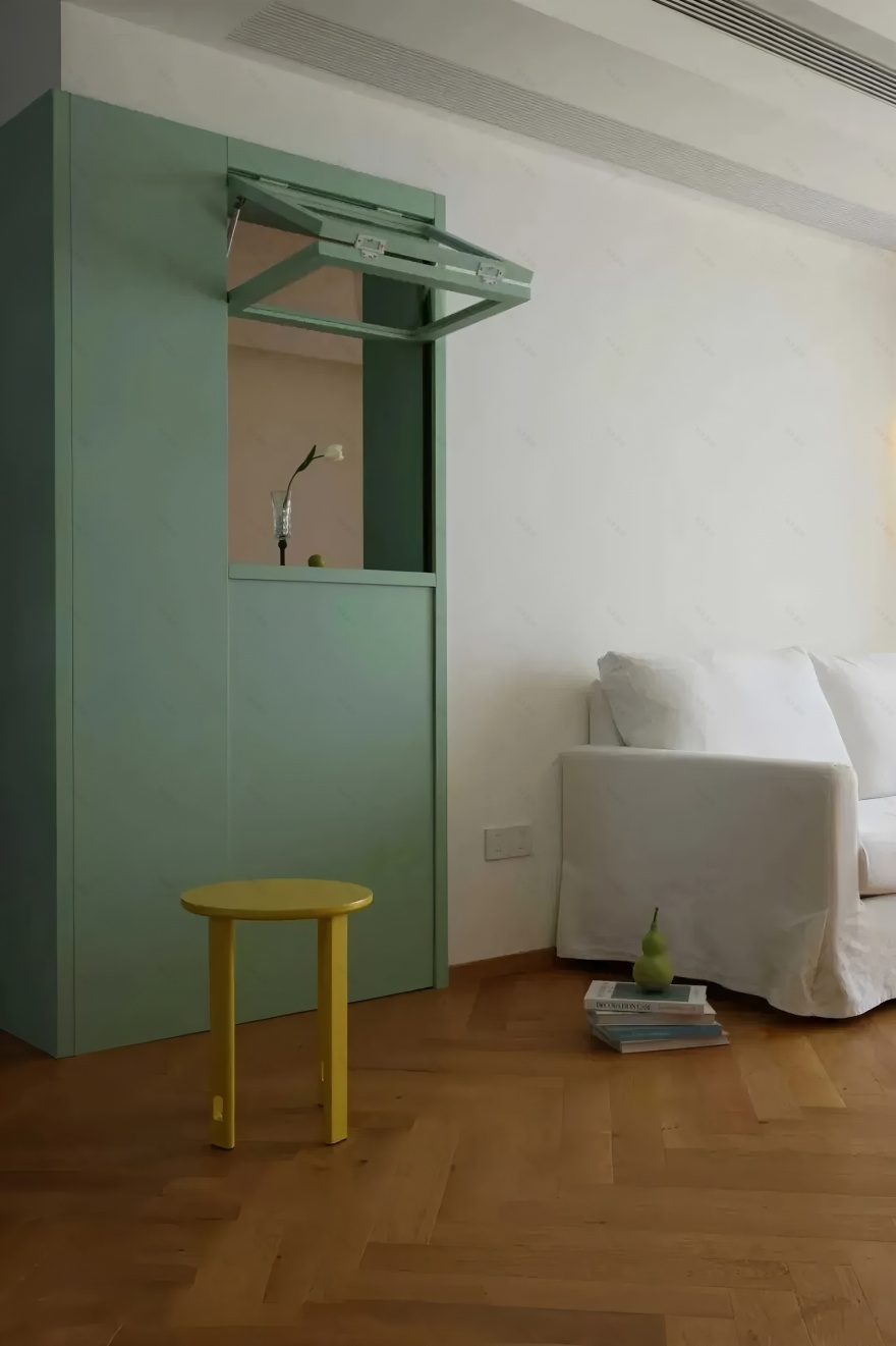 云朵之家|藏在绿色橱窗里的记忆丨中国上海丨时隅设计-6