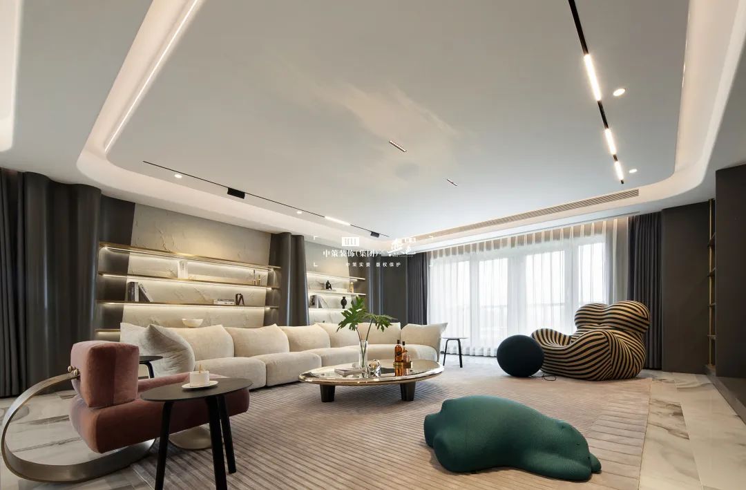 轻奢与古风 · 同款户型的个性解读丨中策装饰-54