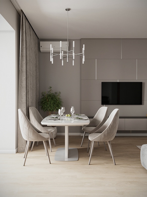 108㎡灰色系住宅设计-6