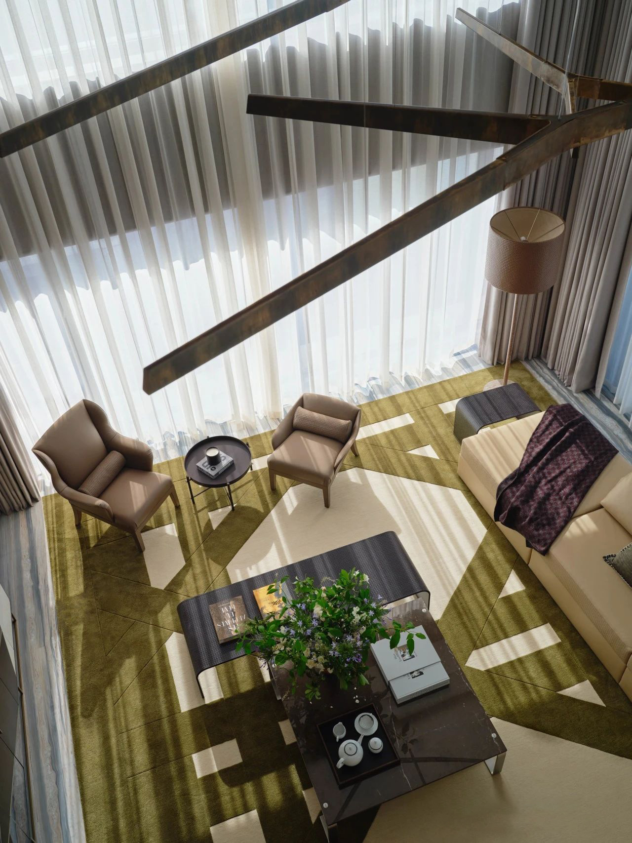 杭州银杏汇顶复豪宅样板间丨中国杭州丨H.N.LIN 空间美学馆-66