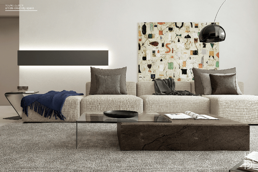 Young 设计 · 现代简约风婚房设计丨美国贝城丨深圳漾空间设计有限公司-14