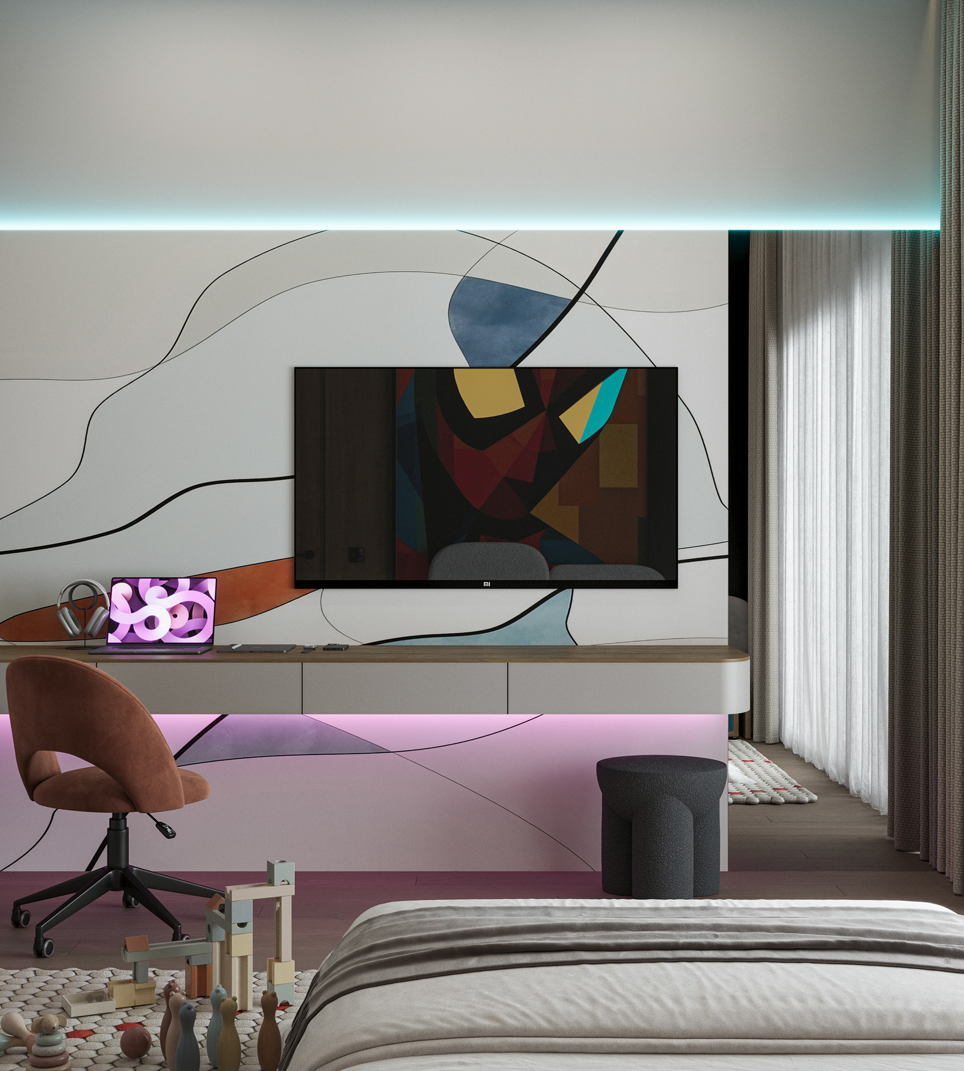 男孩卧室设计-5