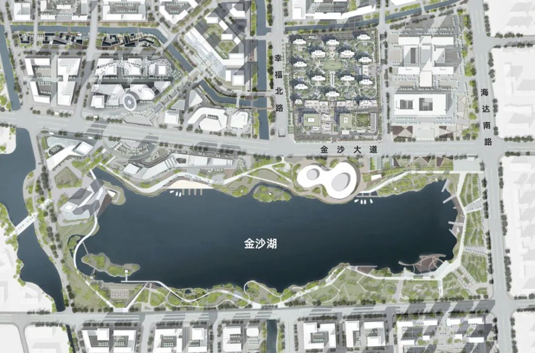 杭州钱塘新区“望金沙”城市综合体,打造高品质现代简约空间-9