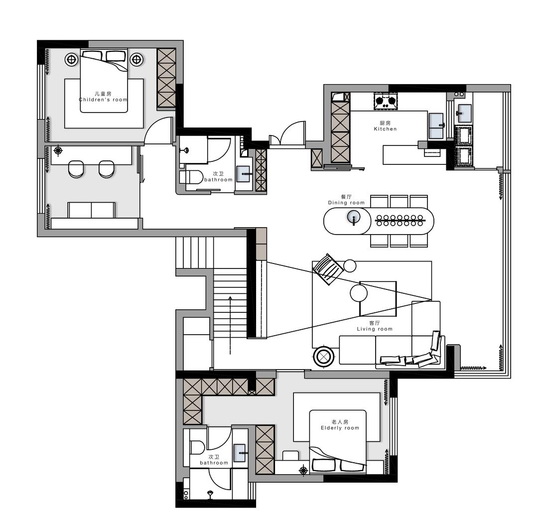 天回镇极简跃层住宅丨中国成都-11