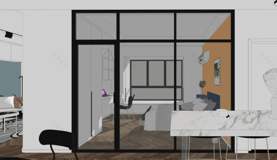 谱色辰夏作品 | 淮安 86 平米学区房打造活泼沉稳的秘密花园-25