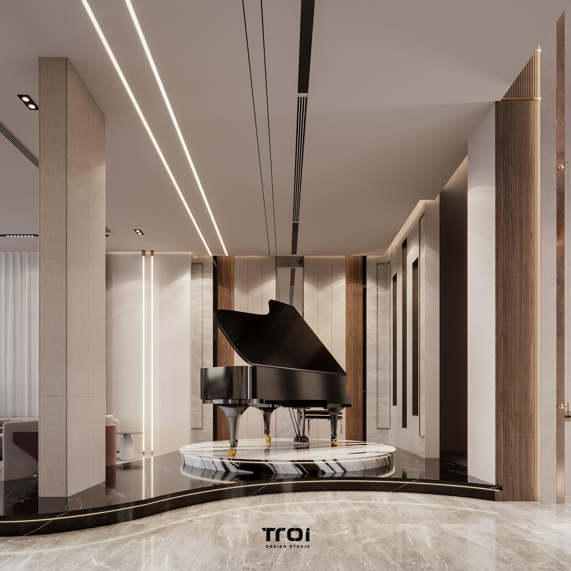 KSA 女性 Majlis 设计丨沙特阿拉伯丨Troi Design Studio-15