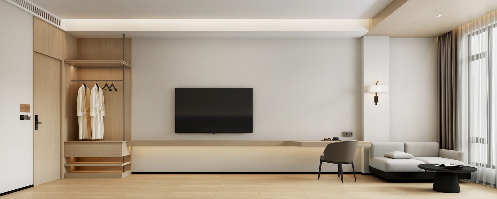 现代原木民宿&酒店设计效果-16