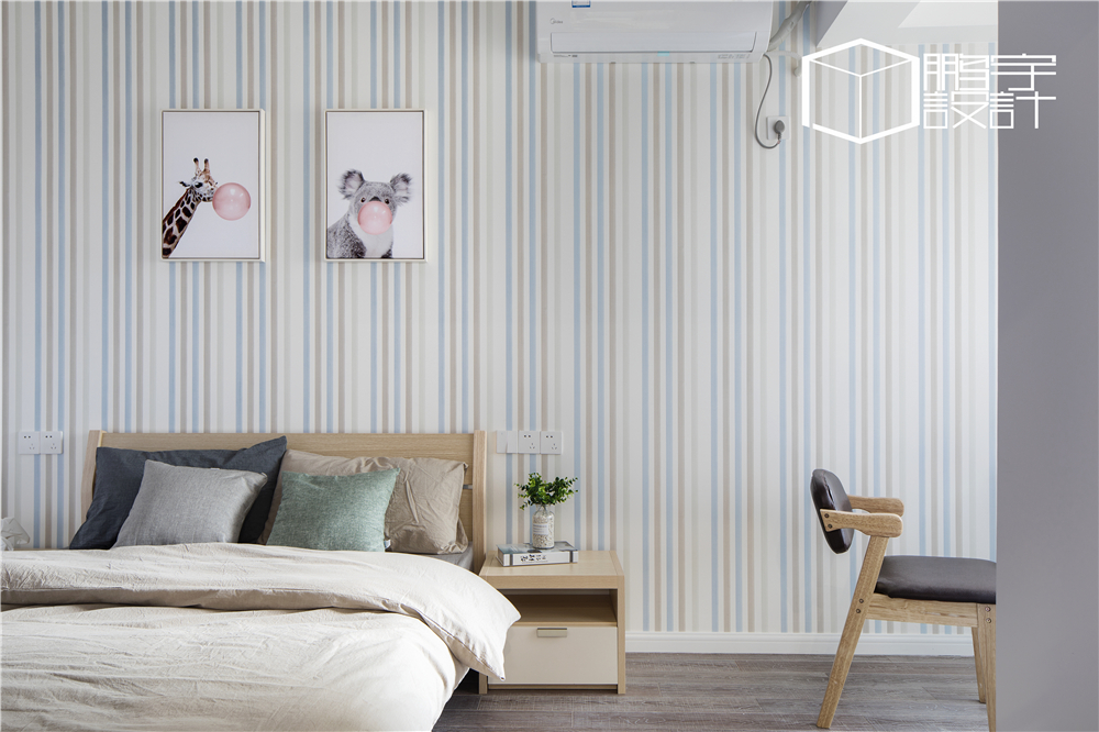 100㎡北欧风居室 | 简约自然，温馨年轻-43