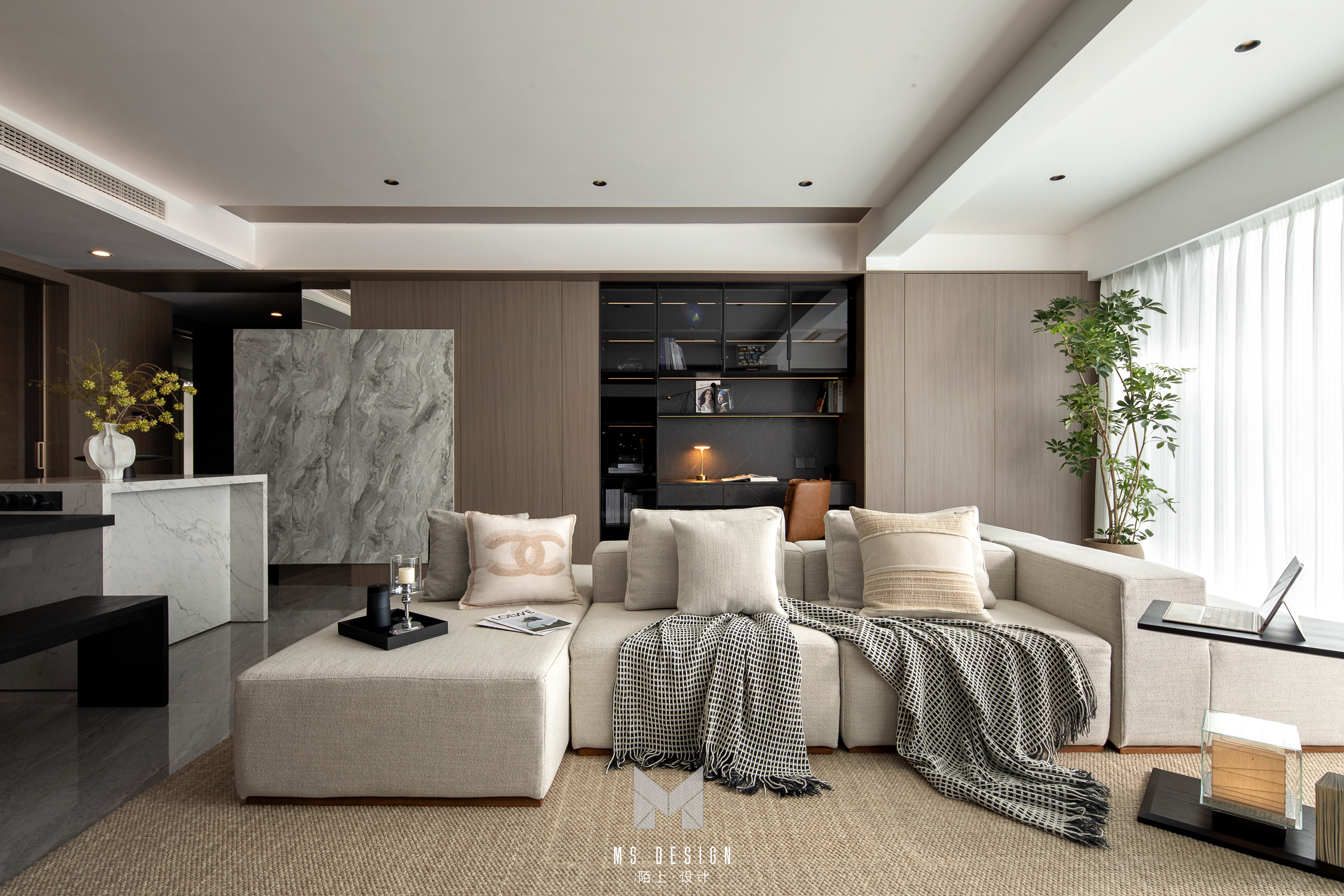 165㎡绿城春知海棠精装改造丨陌上设计-2