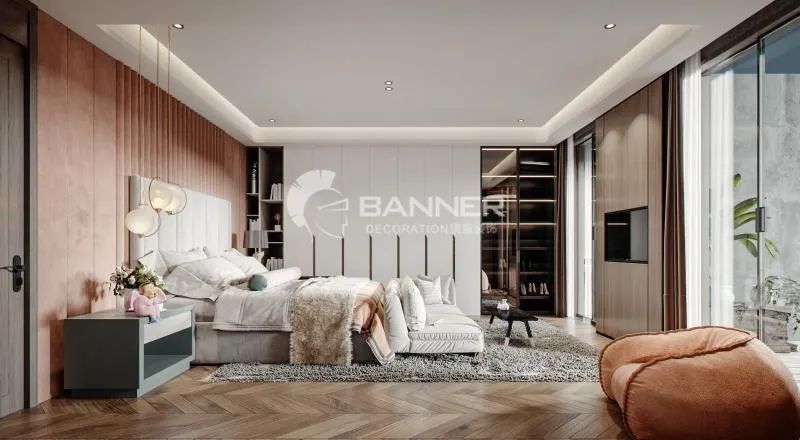 段峰打造 430㎡湖城大境 简约自然空间生活情境-45