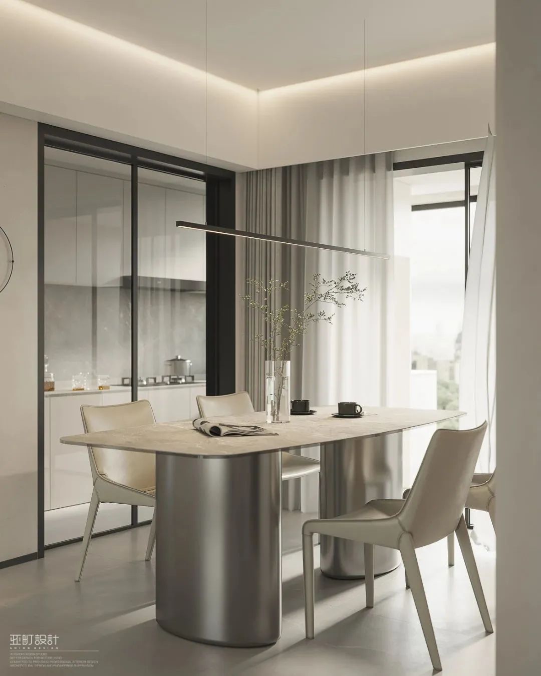 现代极简作品丨中国长沙丨亚町设计-31