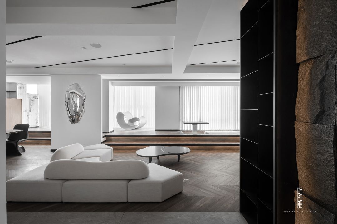 全屋智能家居的现代风住宅，舒适便捷的空间设计-23