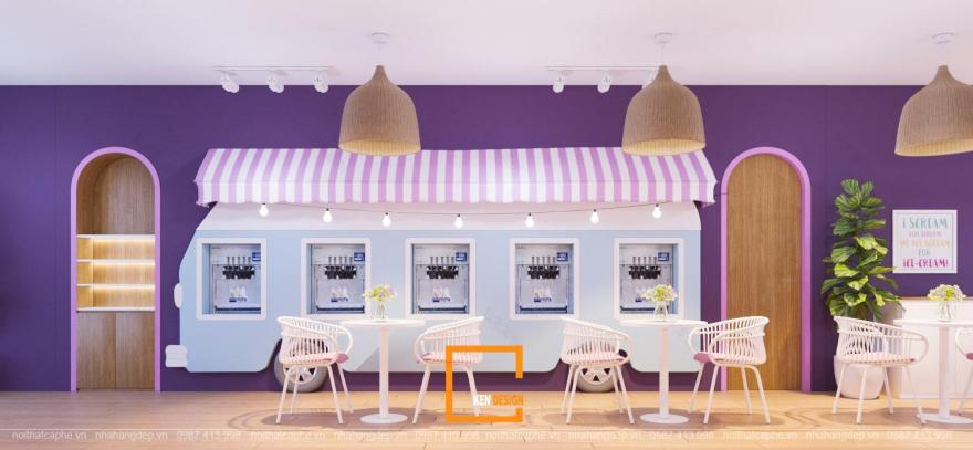 Rainbow Yogurt罗切分店冰淇淋店设计丨越南丨Ken Design-24