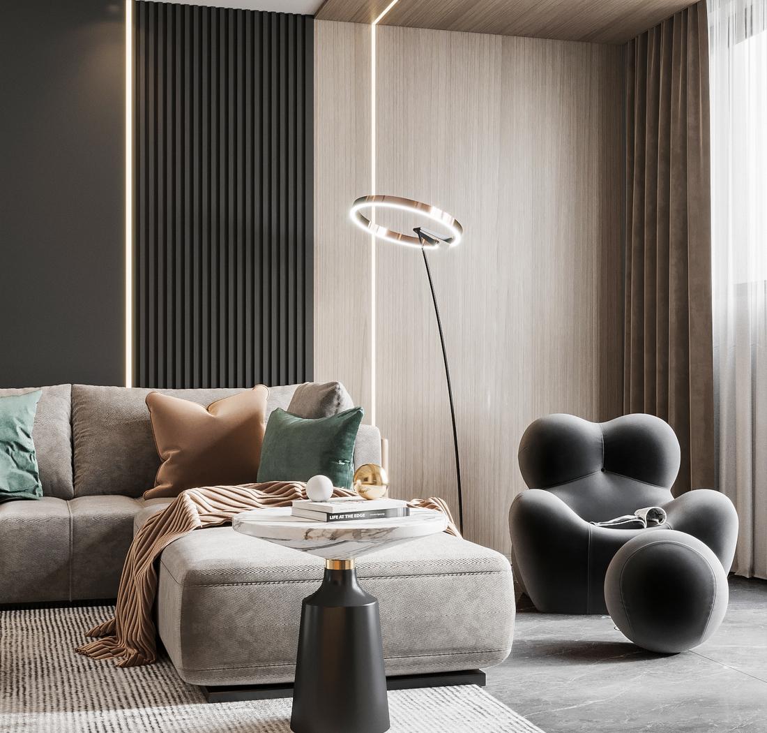 春风沐如·现代风格一体化家居设计-8