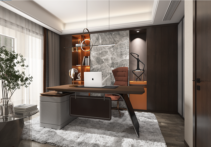 现代风高级感平层住宅设计效果-5