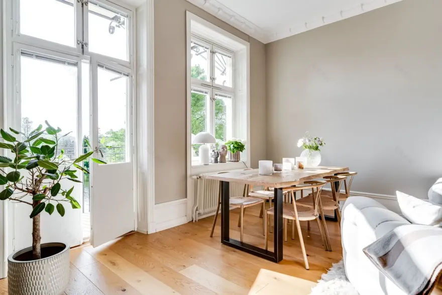 瑞典 115m2 河景公寓,古典与现代的完美融合-6