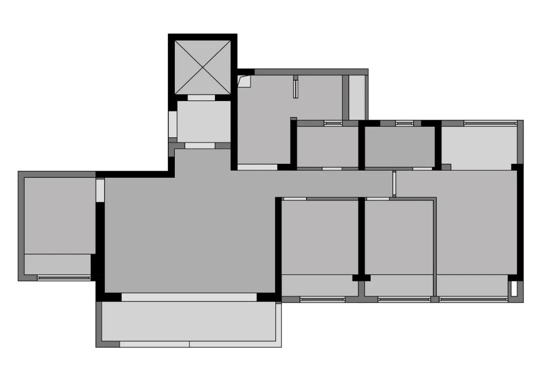 120㎡高楼层三口之家改造案例丨中国重庆-5