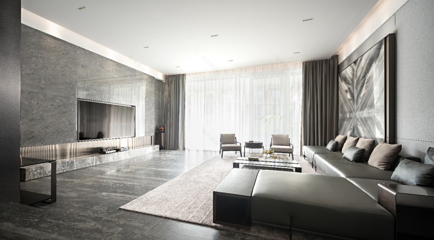 极简奢侈,融入生活的艺术——后海 6 层别墅设计-164