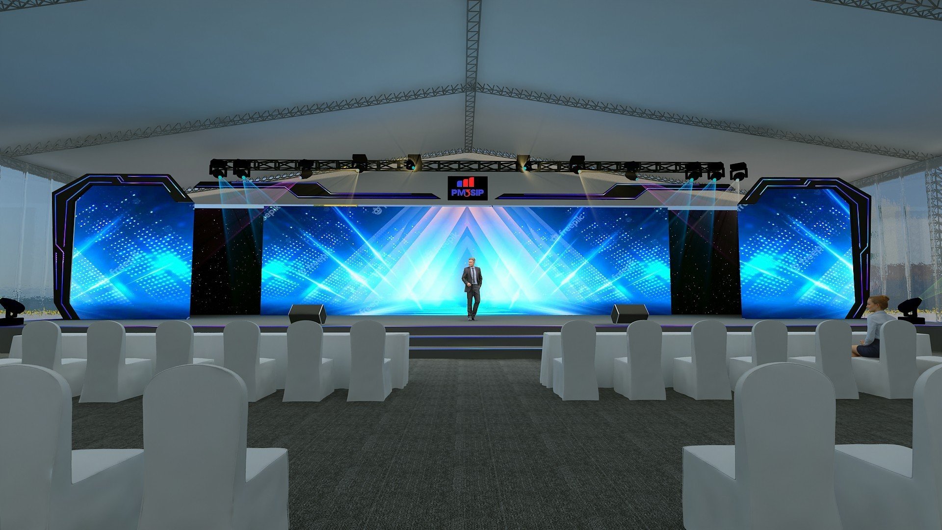 富美 3 号港口公布仪式丨Proevents Agency's Planning Team-16