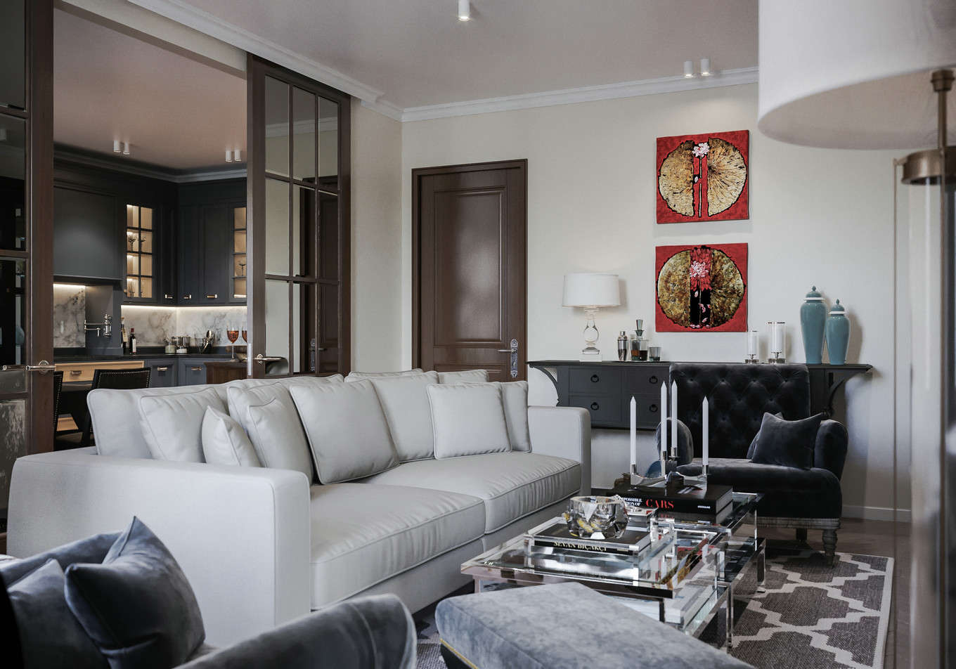 现代简约美式风 高级深色设计-9