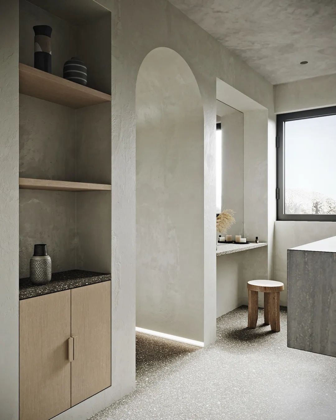 侘寂美学住宅设计，乌克兰基辅 Buddha House 打造温馨前卫空间-46