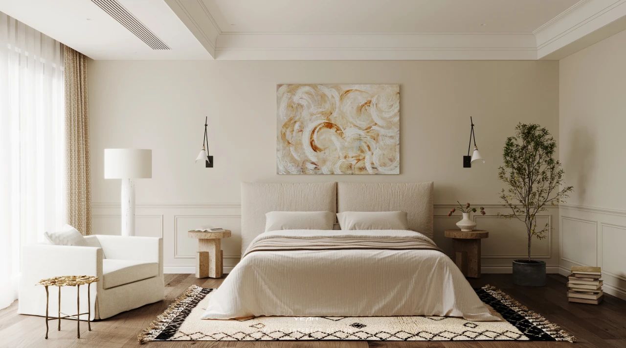 涂本视觉顾亭苑245㎡美式丨一野设计-10