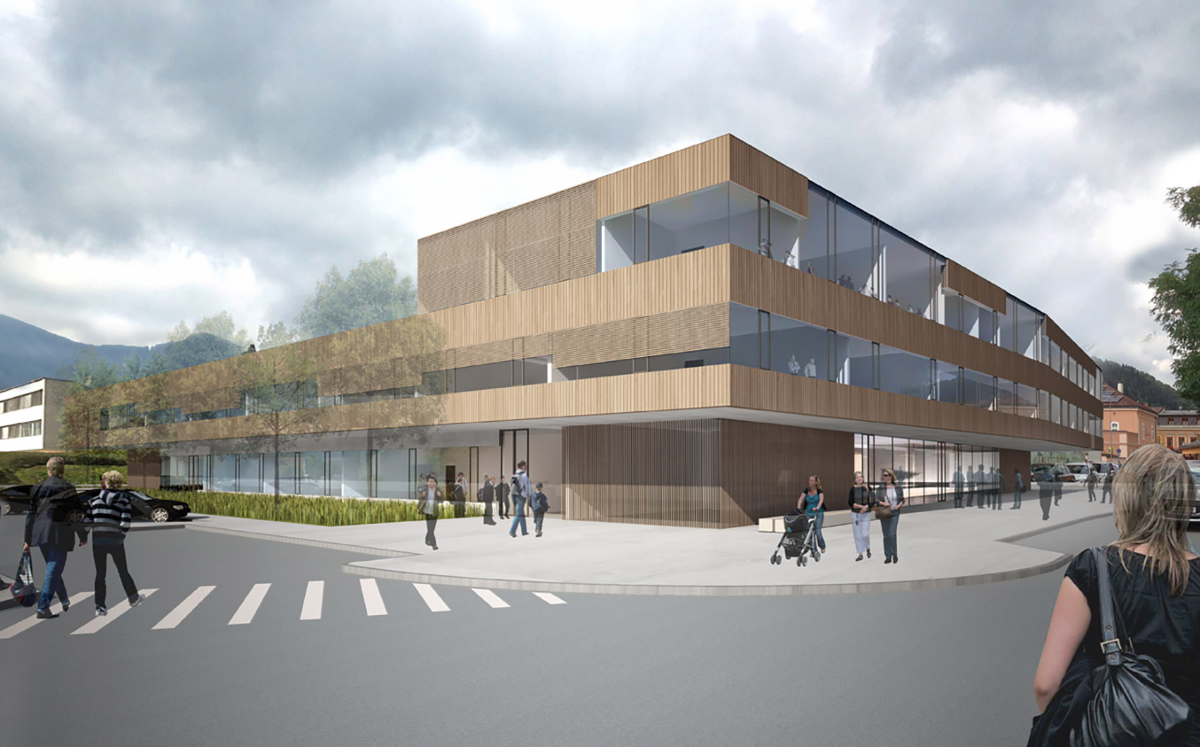 Gloggnitz学校综合体，奥地利 / Dietmar Feichtinger Architectes-90