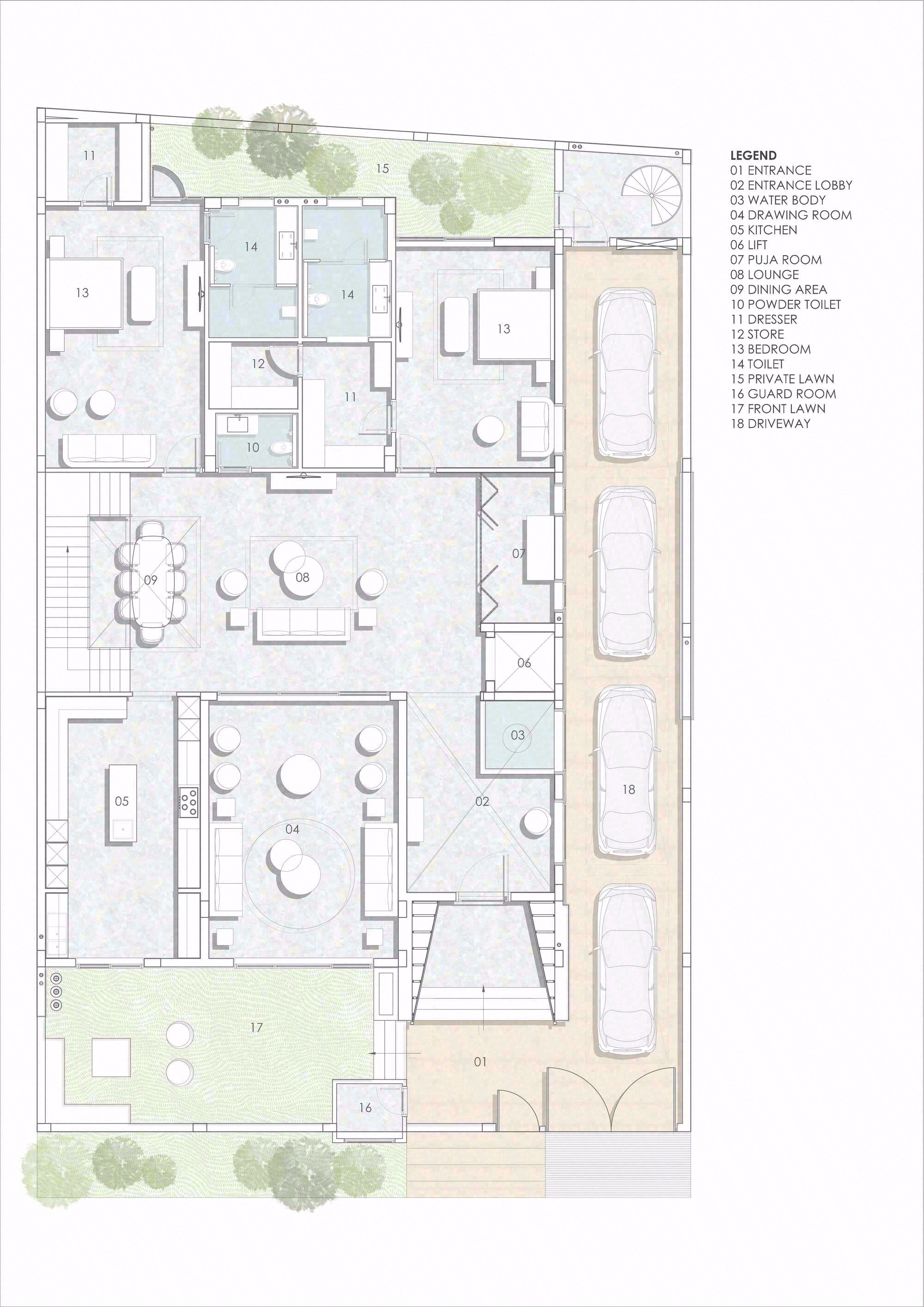 舞屏之屋丨印度丨Spaces Architects @ka-10