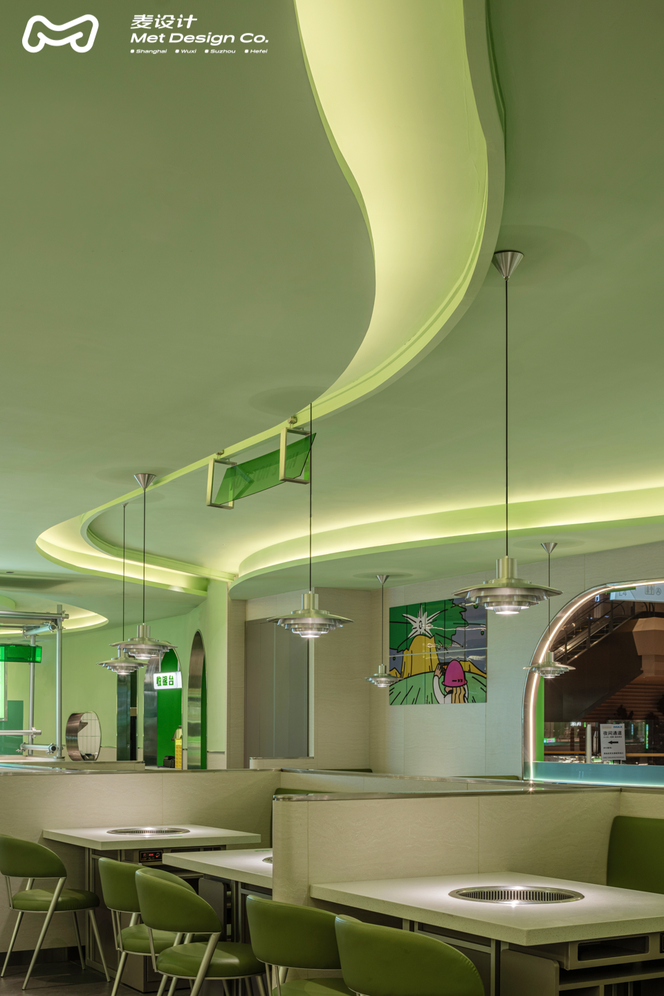 火瀑椒麻火锅恒隆店 · 年轻化高级感空间设计丨中国武汉丨麦设计-26