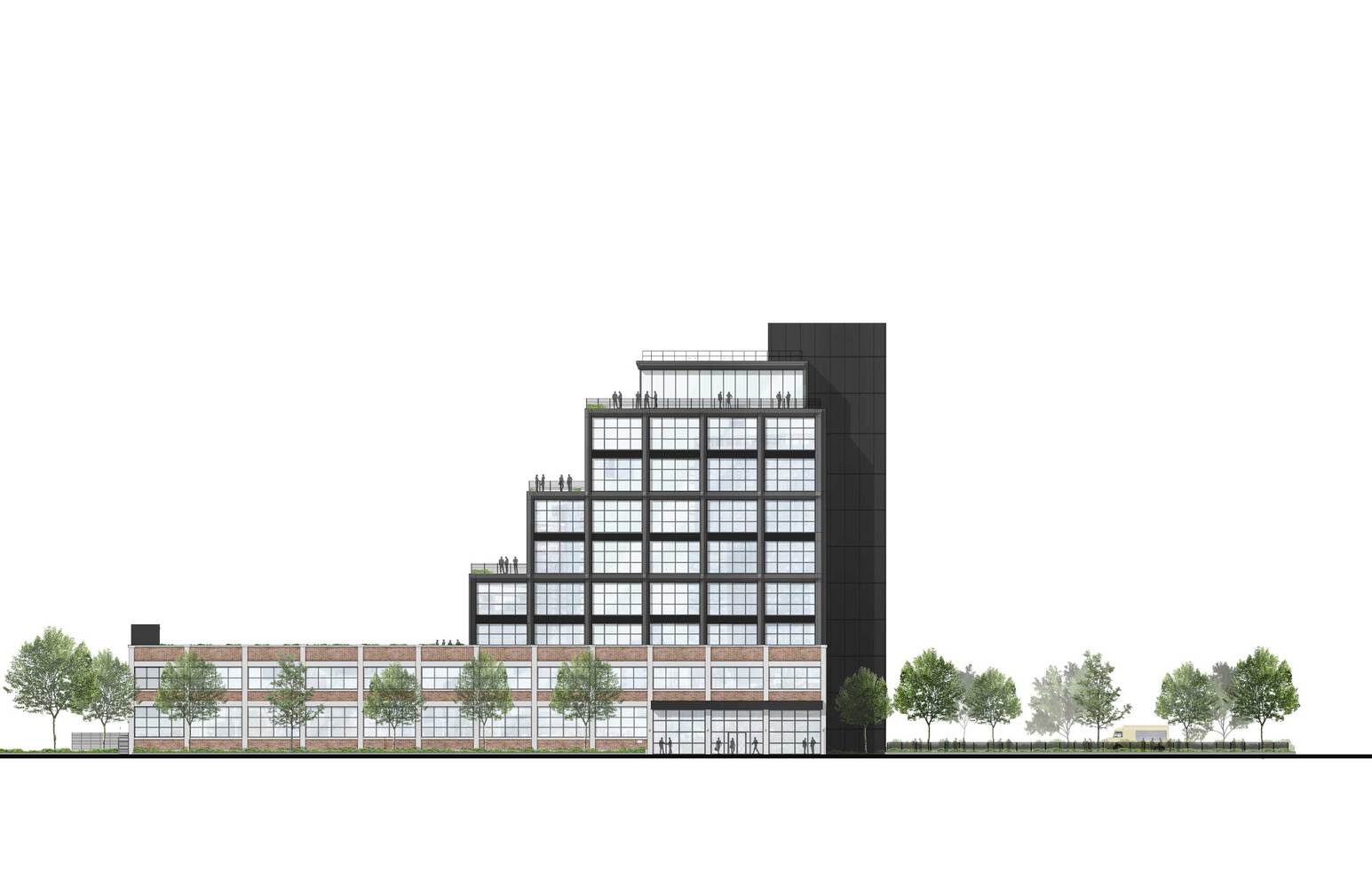 美国龙门点商业建筑丨STUDIOS Architecture-34