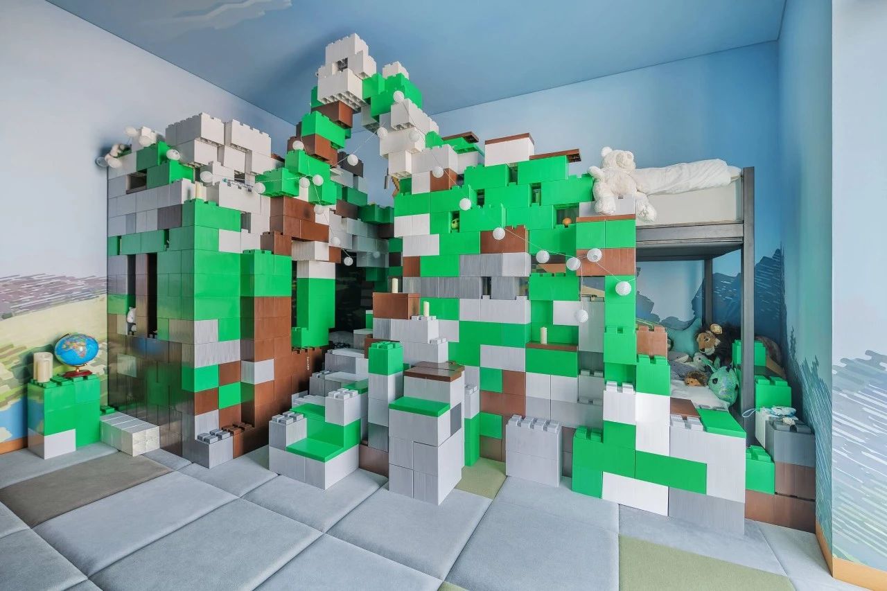 现代美学波西米亚风住宅室内实景图-47