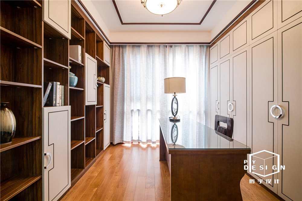 152㎡淡雅新中式 | 鹏宇设计-20