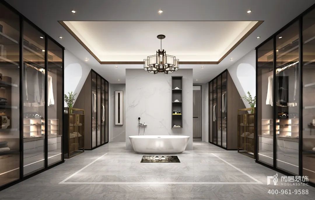 尚层装饰 2600 平气韵大宅 | 新中式风格的美学盛宴-53