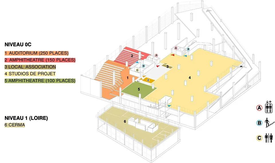 南特国立高等建筑学院教学楼丨法国南特丨安妮·拉卡顿和让菲利普·瓦萨尔-39