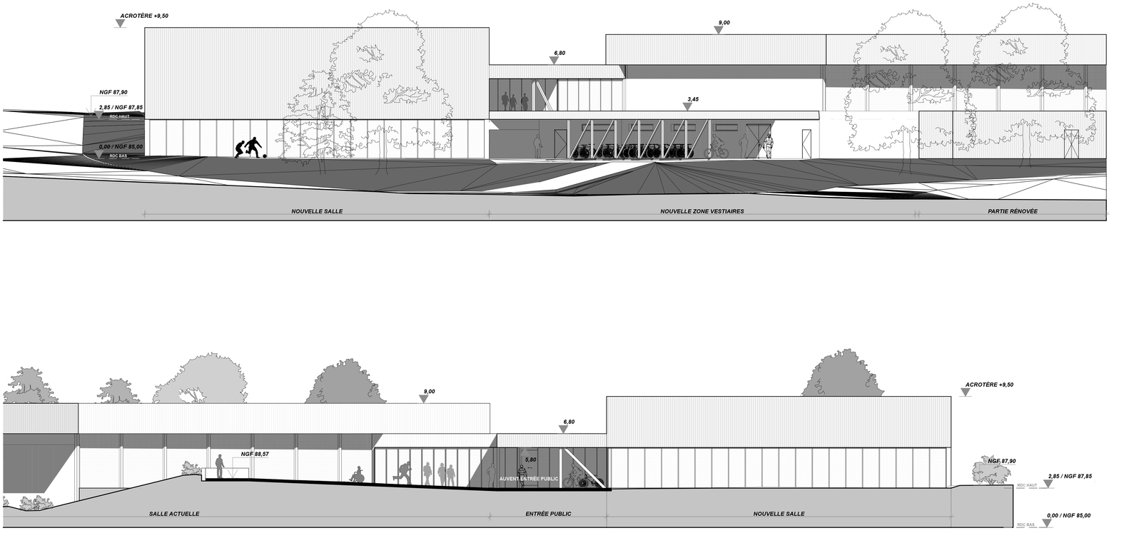 吕克·博格利打造的地形嵌入式体育设施-53