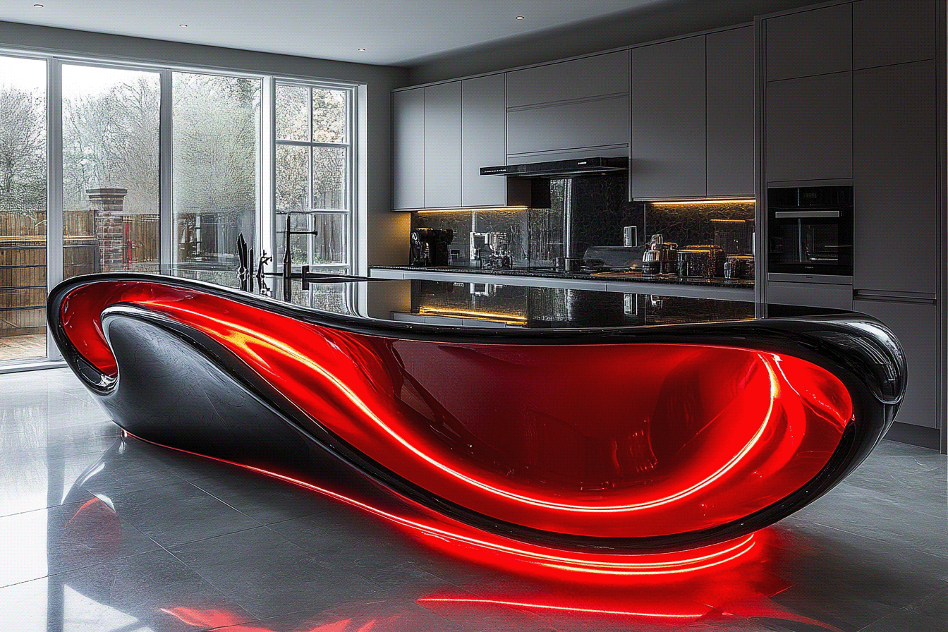 Extraordinary Bespoke Kitchen Islands by AICI-87