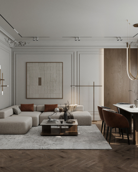 Hallway & Living room
