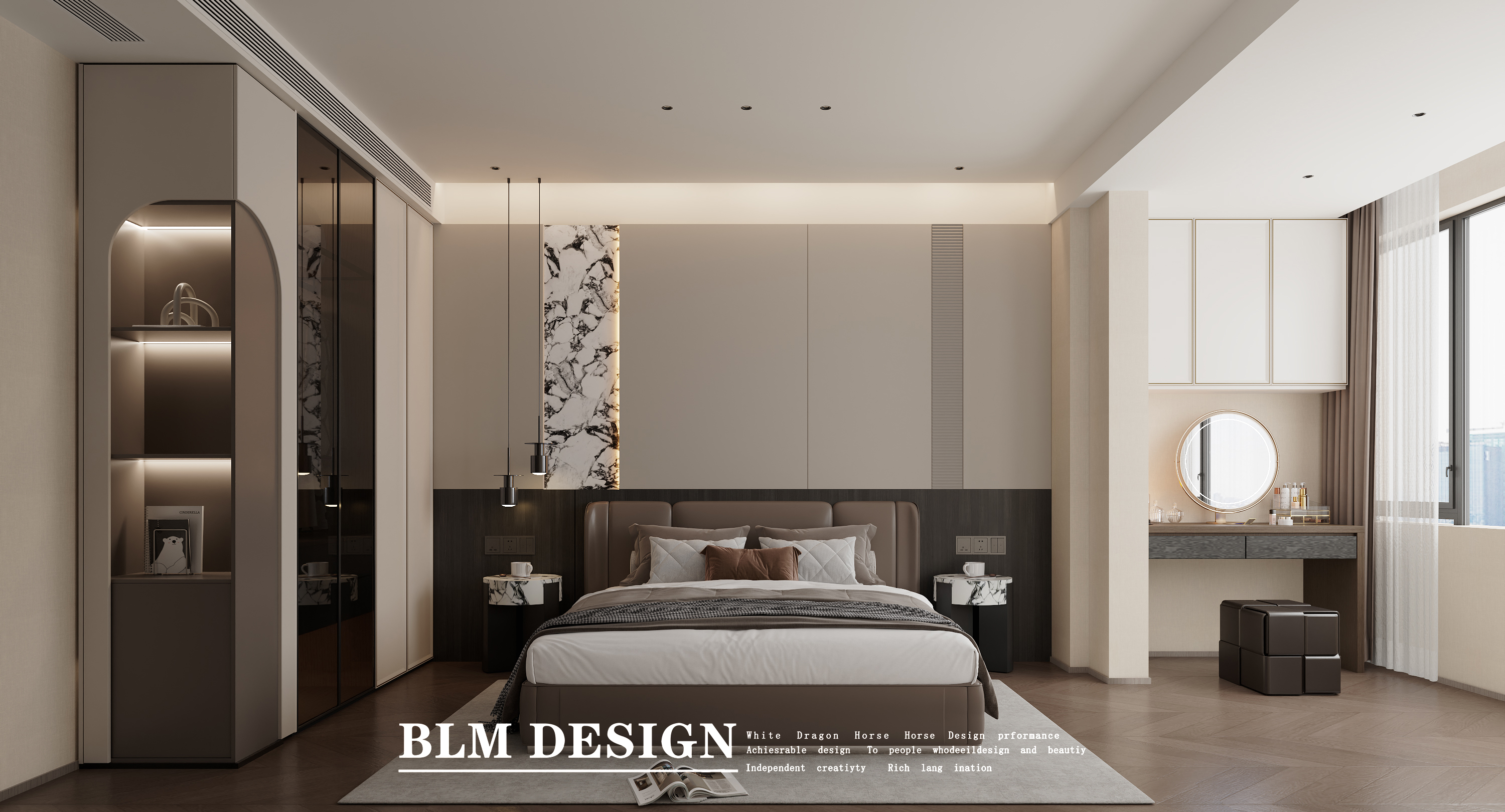 新中式白龙马效果图设计制作-13