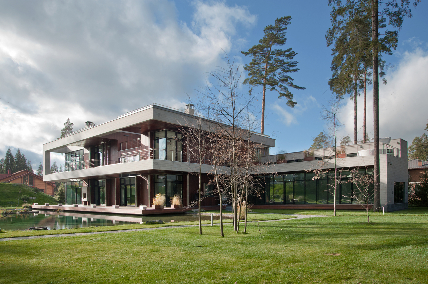 俄罗斯 LD2 乡间别墅 | 自然与建筑的和谐共生-10