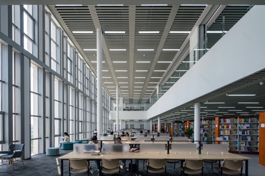 河南信息科技学院图书馆丨中国鹤壁丨同济大学建筑设计研究院(集团)有限公司 四时方院-57