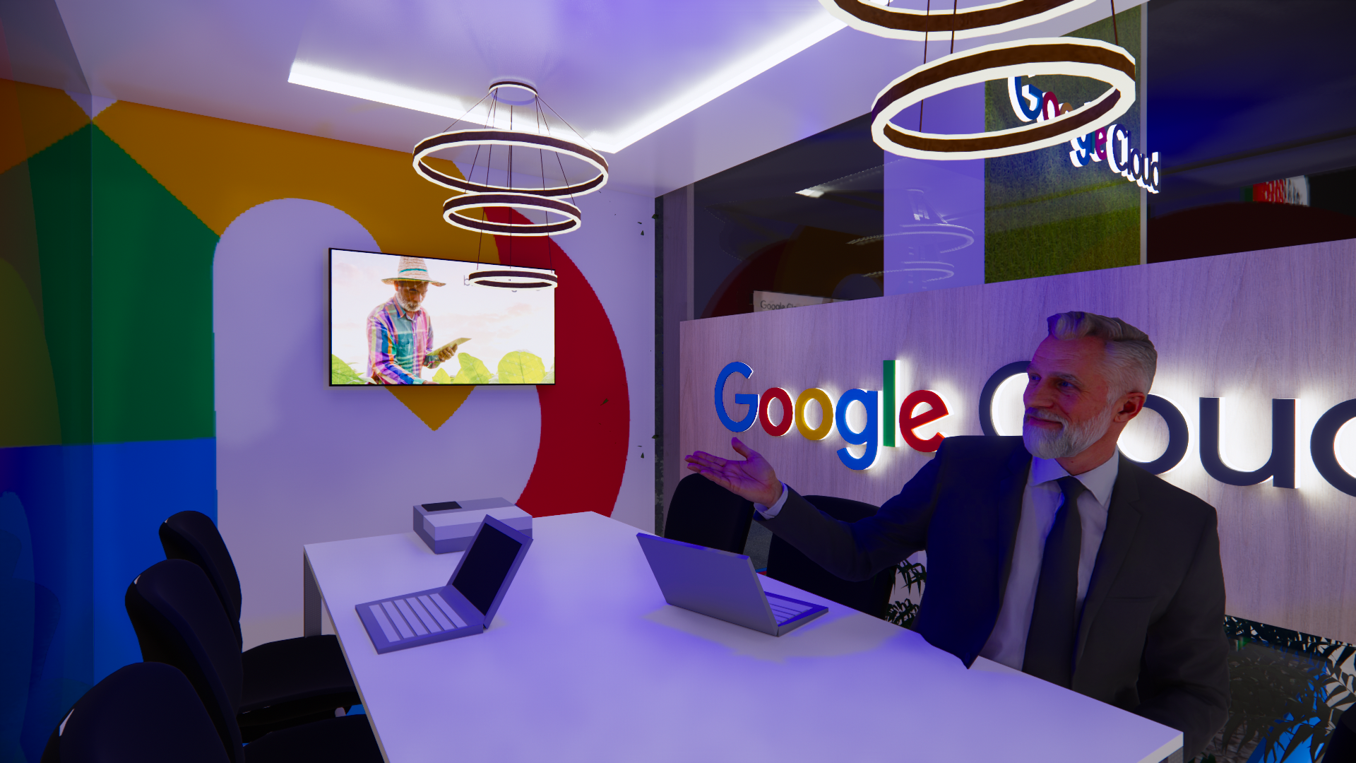 Google exhibition stand , event design-12