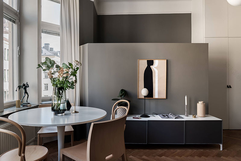 黑色时尚小公寓设计-4