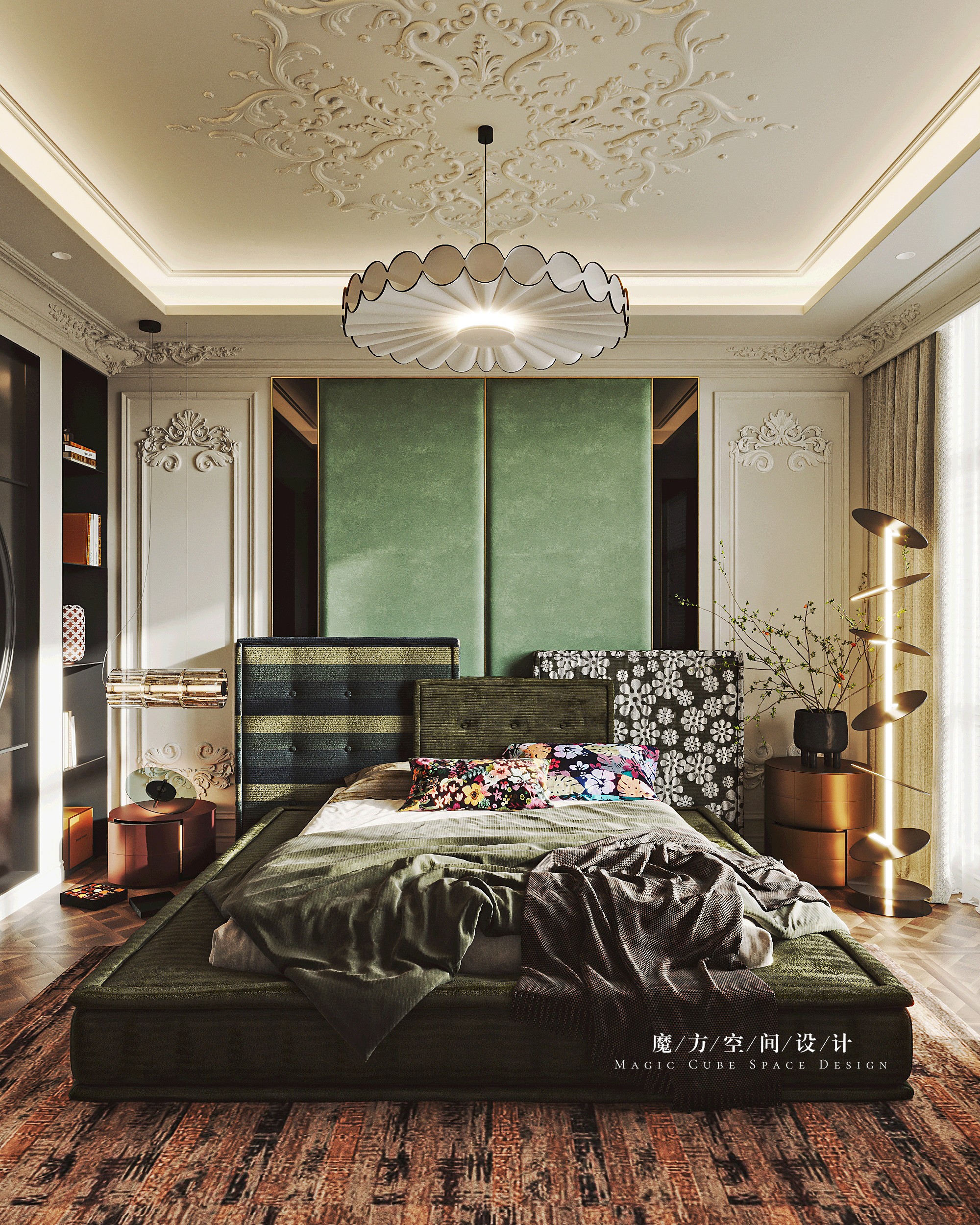 天津•法式复古住宅设计项目丨中国天津丨魔方空间设计-28