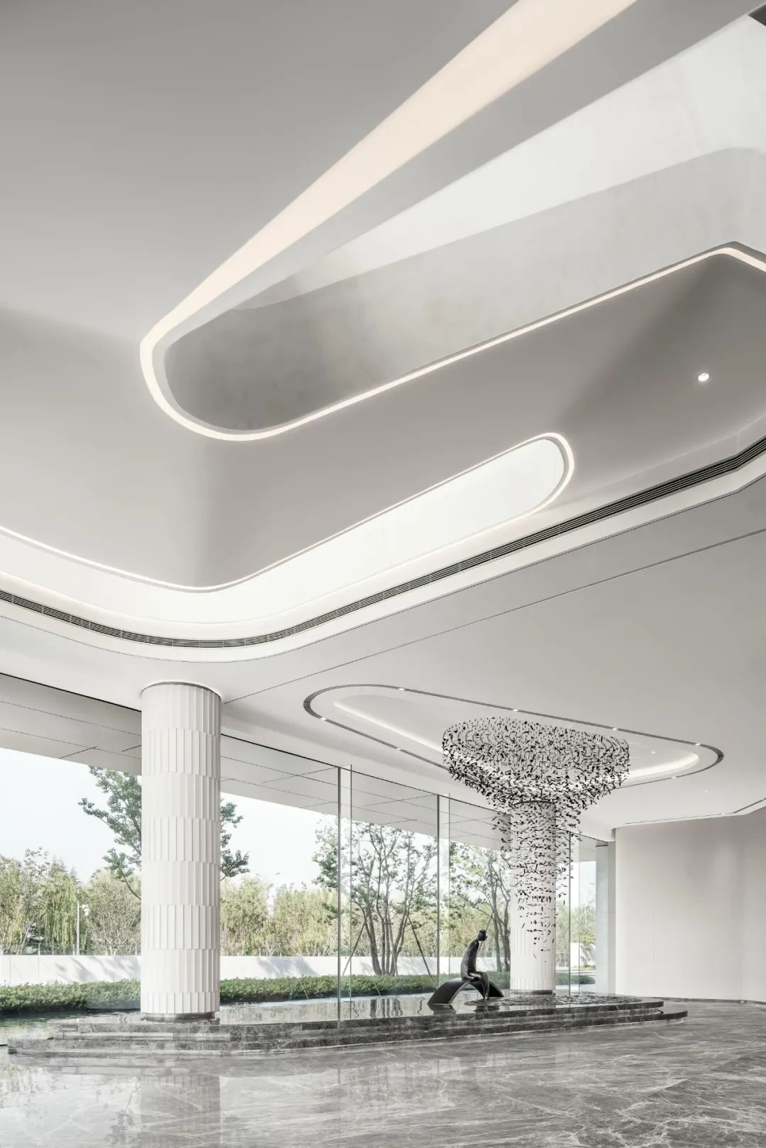 诗意长安 | 上实城开自然界·河山示范区售楼处-22