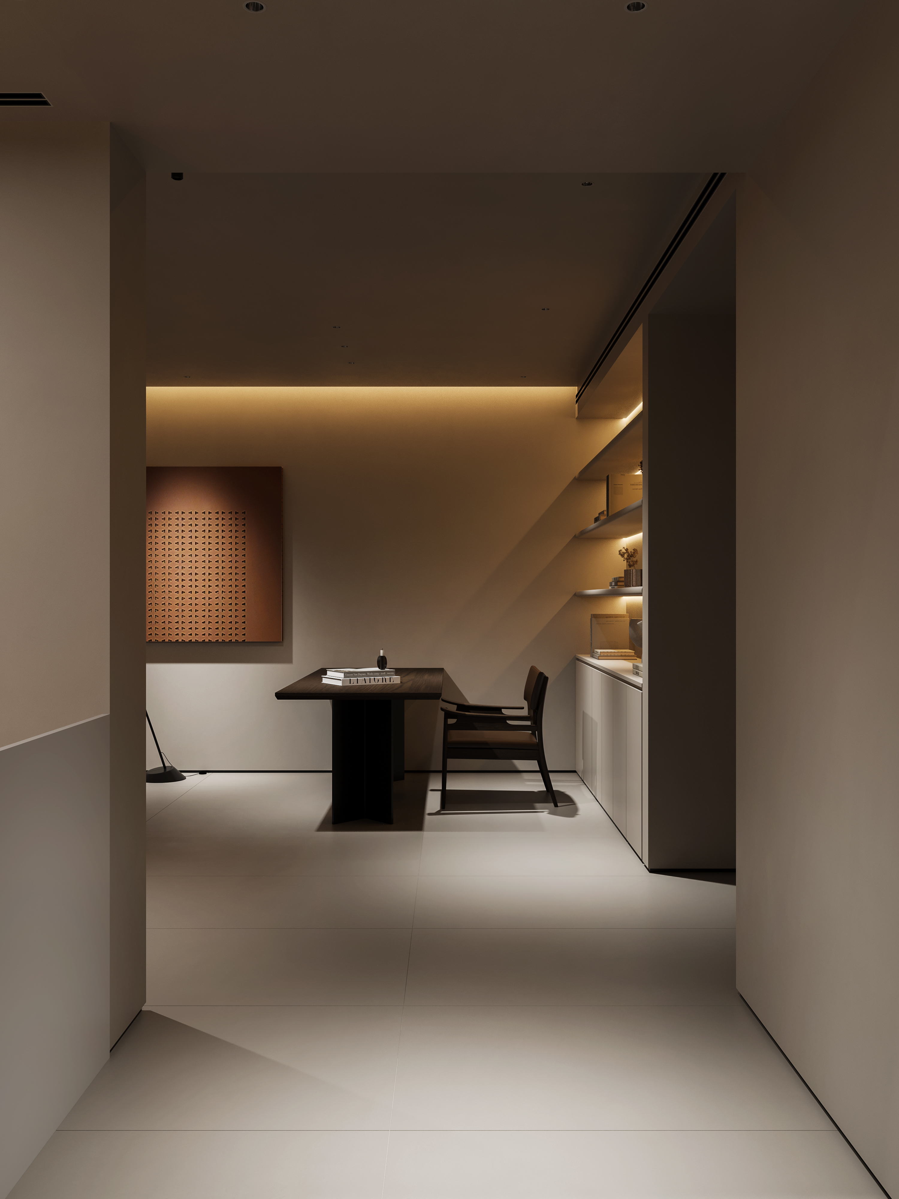 现代挑空别墅-未来效果图-23