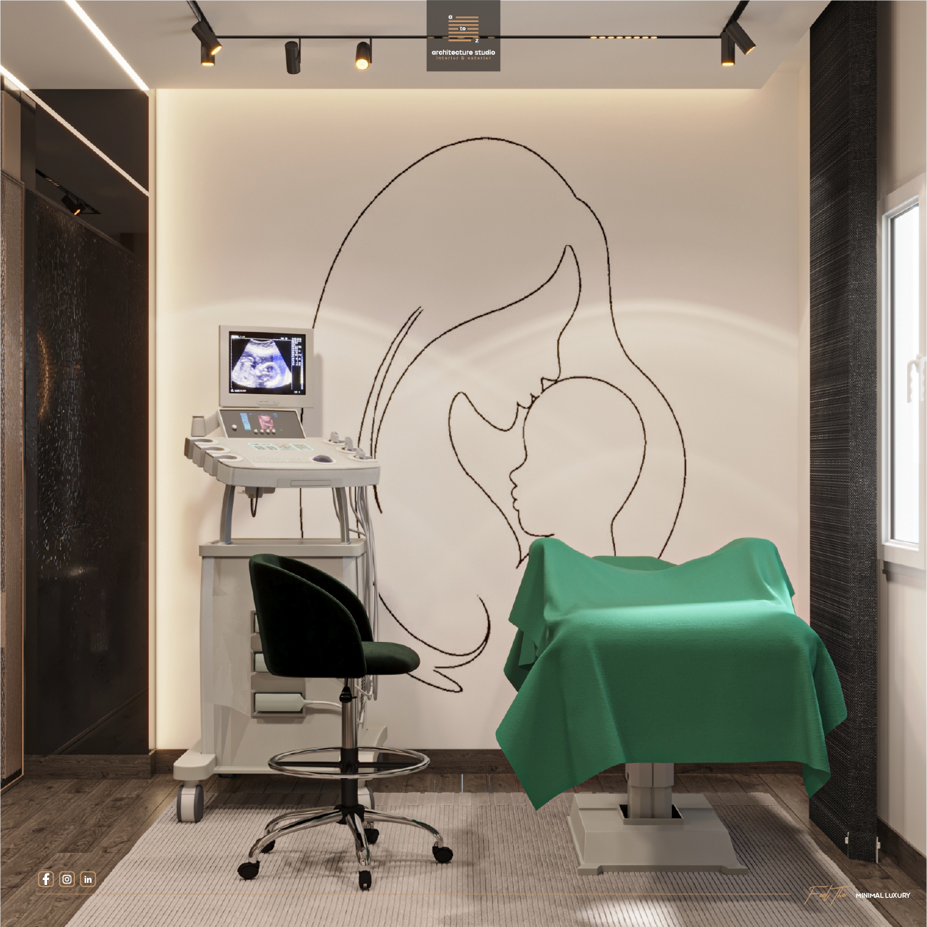 Simple & Neat Examination Room for Dr Mahmoud Elnady-2