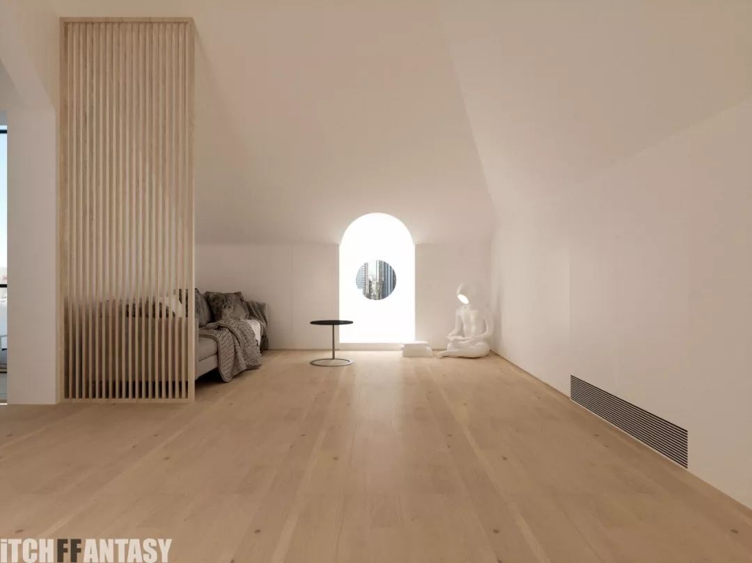 四层极简别墅，原木色温馨空间-125